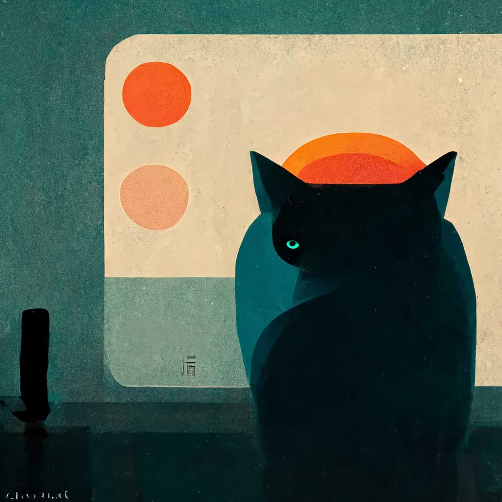 Cat In Lightbox